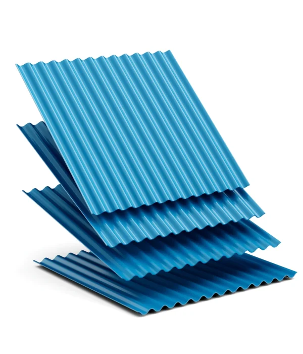 3d-sea-blue-falling-metallic-stacks-corrugated-galvanised-iron-roof-sheets-3d-illustration